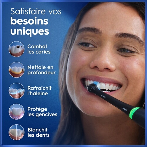 Brosse à dents électrique Oral B io 5 Duo Noire et Blanche X2