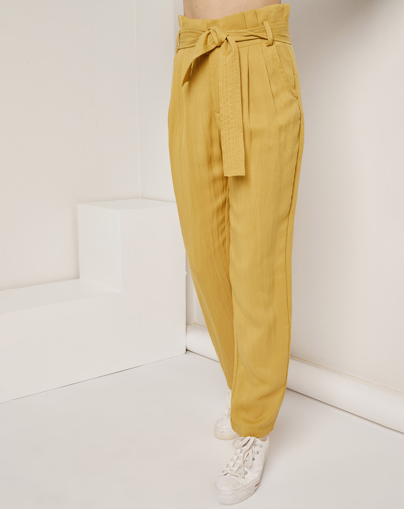 See u Soon Pantalon léger Margot jaune