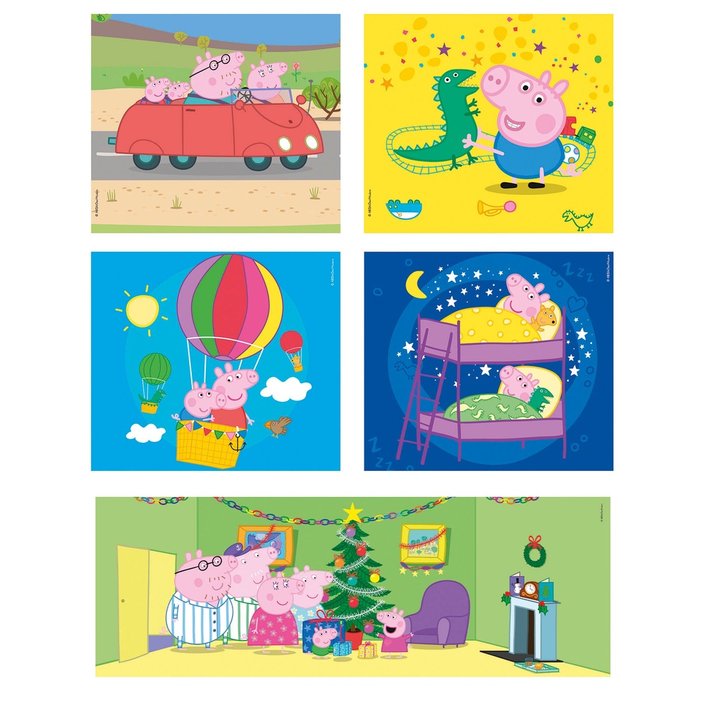 Clementine Peppa Pig 10-in-1-Puzzle