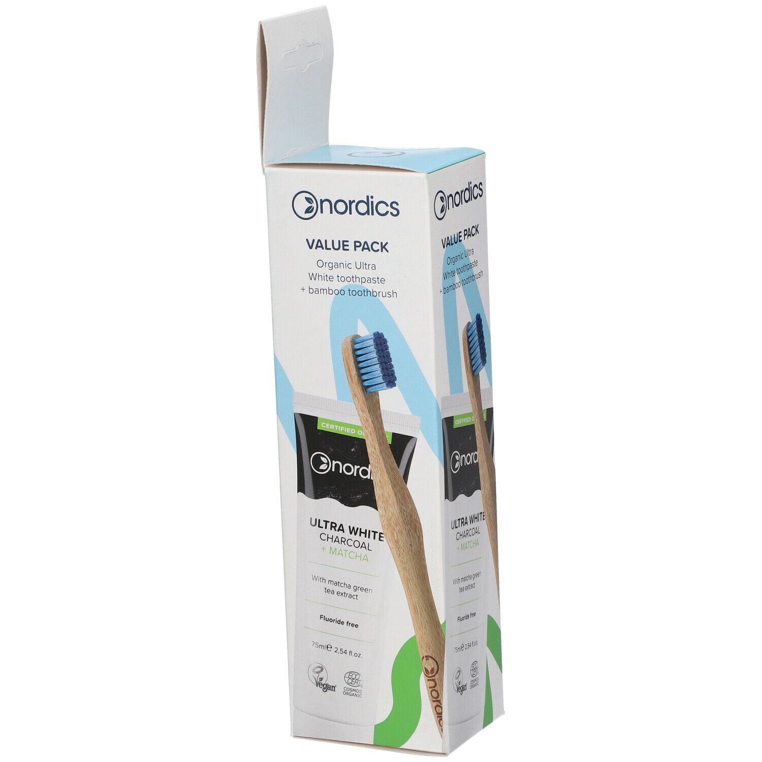 nordics Ultra white Aktivkohle Matcha