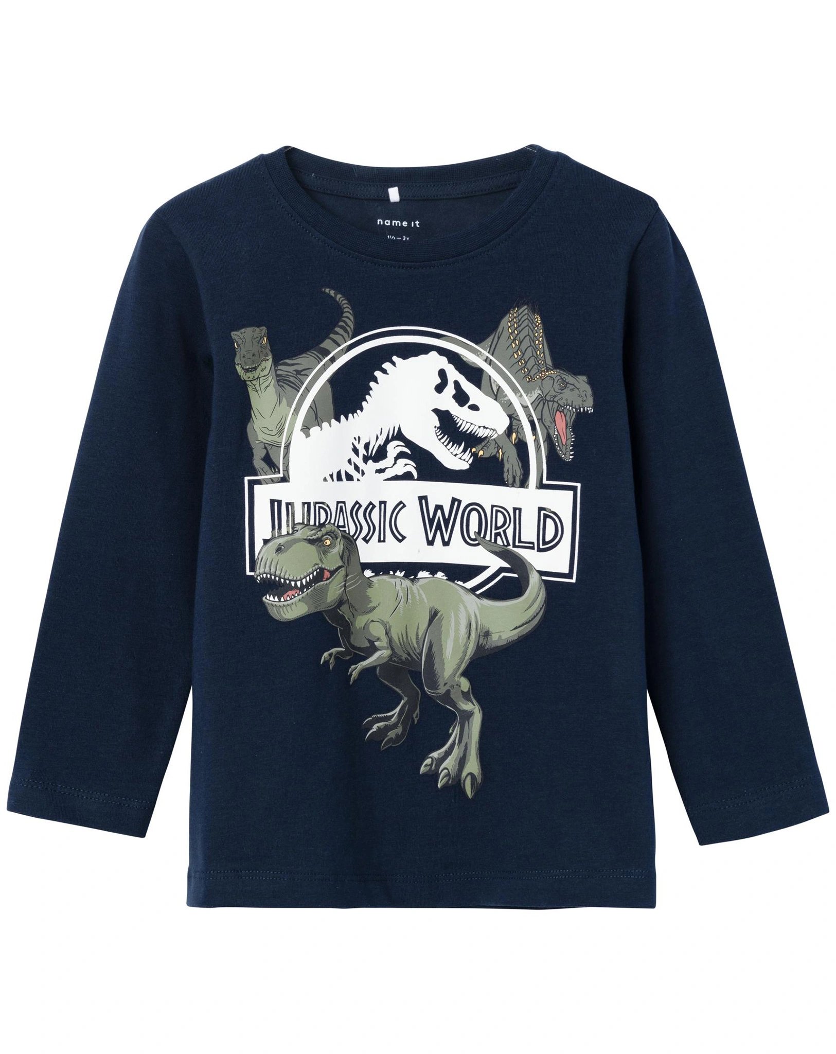 Langarmshirt NMMNIJAL JURASSIC WORLD in dark sapphire