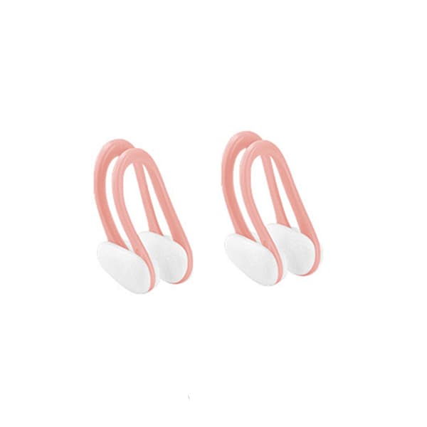 INF Dobbel Neseklype med Etui - 2 stk Rosa