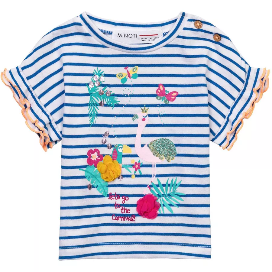 MINOTI T-Shirt und Leggings im Set WeißHellblau