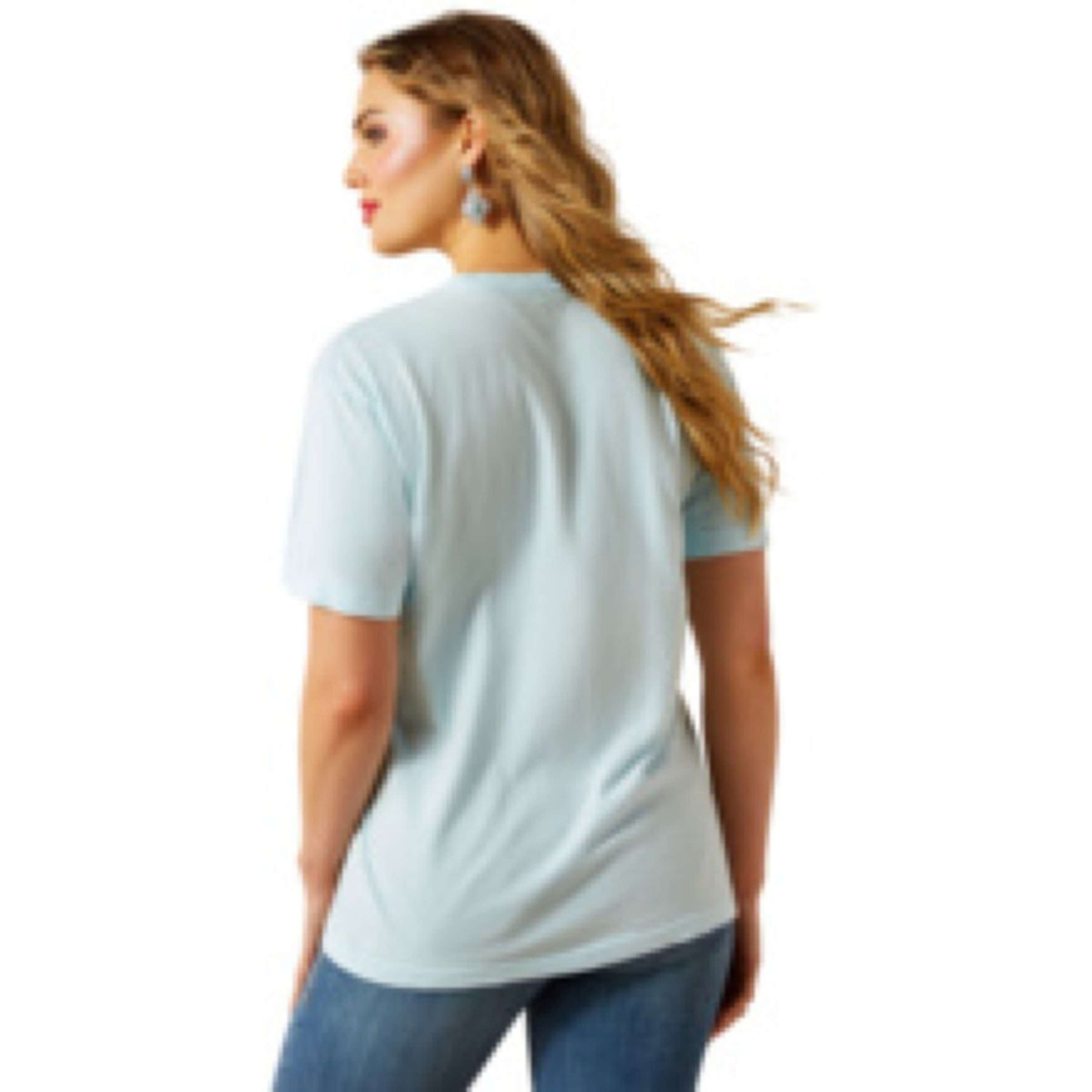 Ariat T-Shirt Another Day Dames Vintage Lagoon