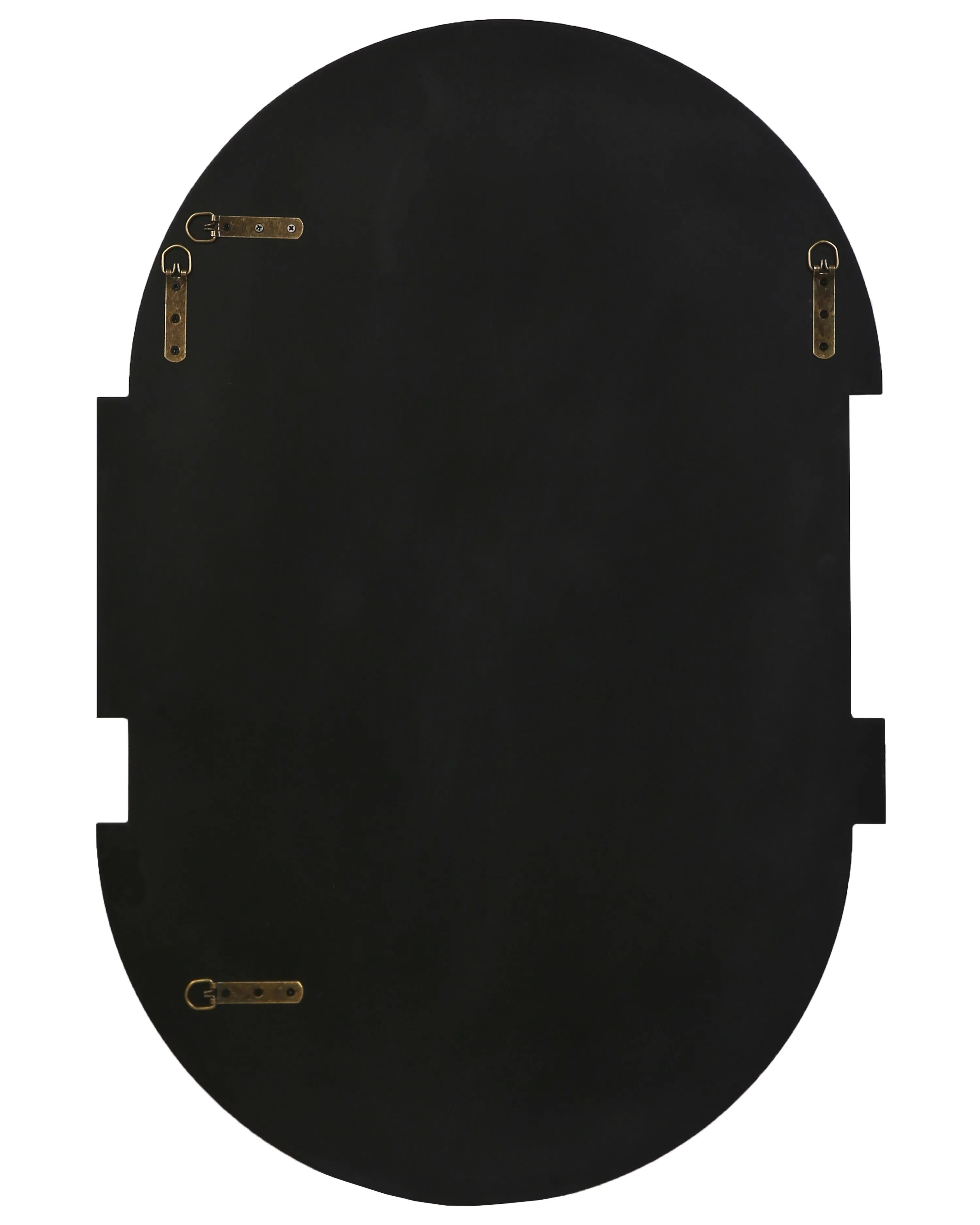 Wandspiegel MICHERY 60 cm 90 cm Zwart
