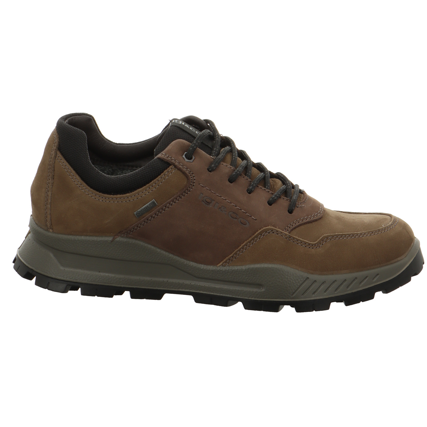 Schnürschuh grau