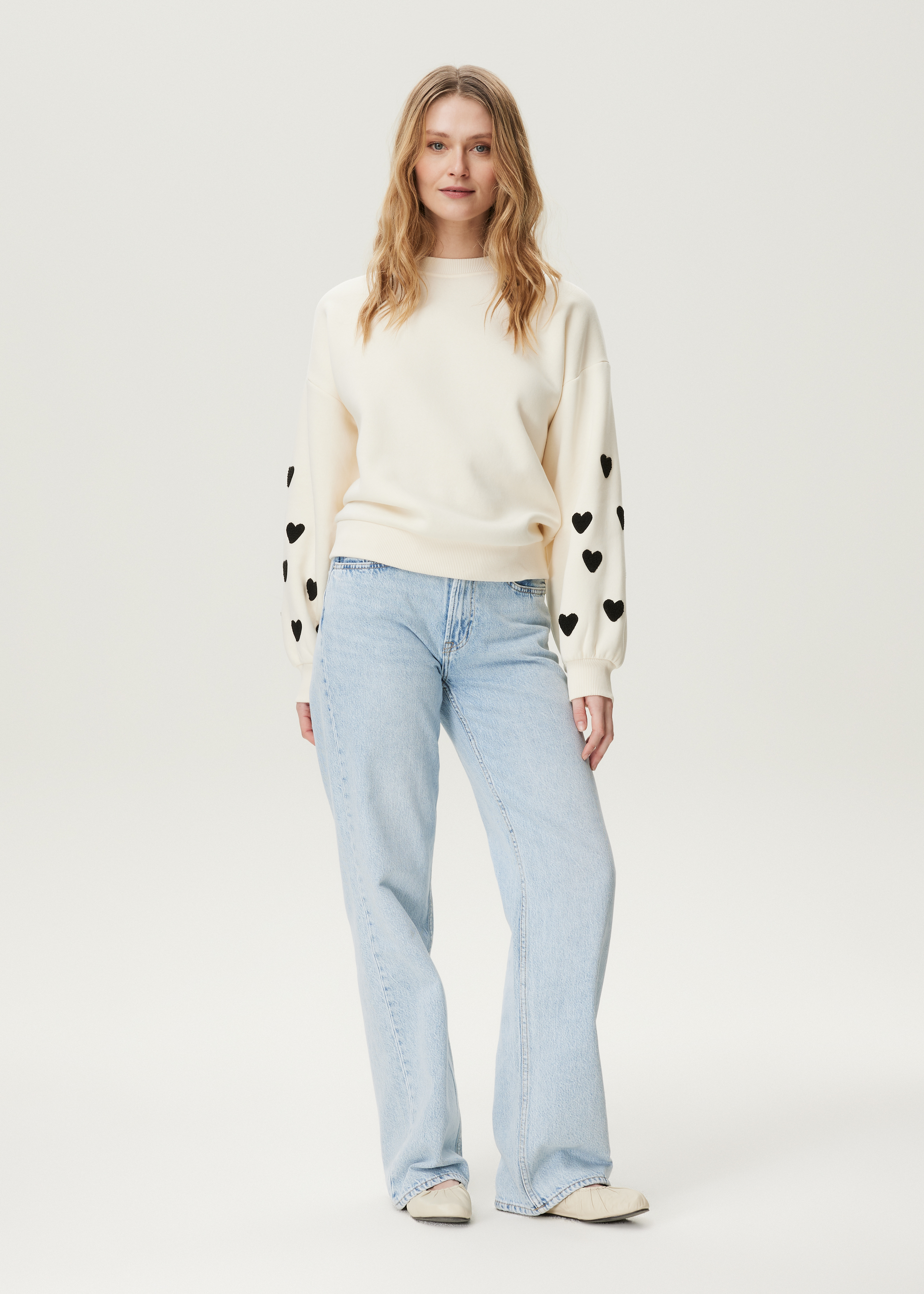 Sweater met hartjes