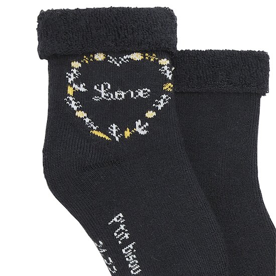 Golden Winter Lot de 2 chaussettes   Love Place        de               P'tit bisou