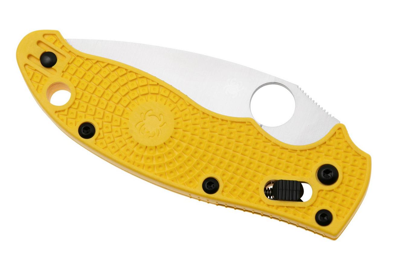 Spyderco Manix 2 Salt MagnaCut C101PYL2 Yellow FRN, zakmes
