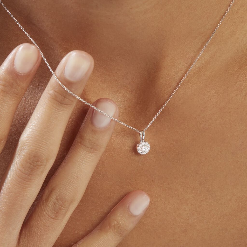Collier Platine Alby Diamants
