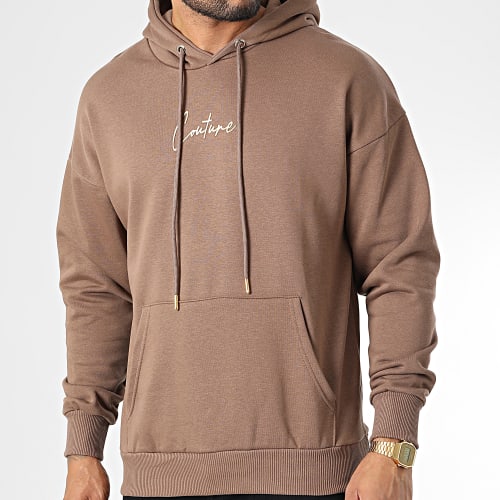 Sweat Capuche LL685 Marron Doré