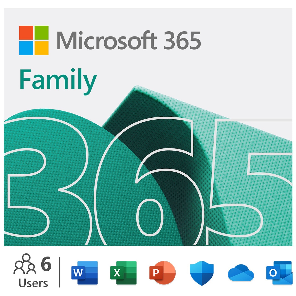 Microsoft 365 Family - Premium Office-apper - 12-måneders abonnement