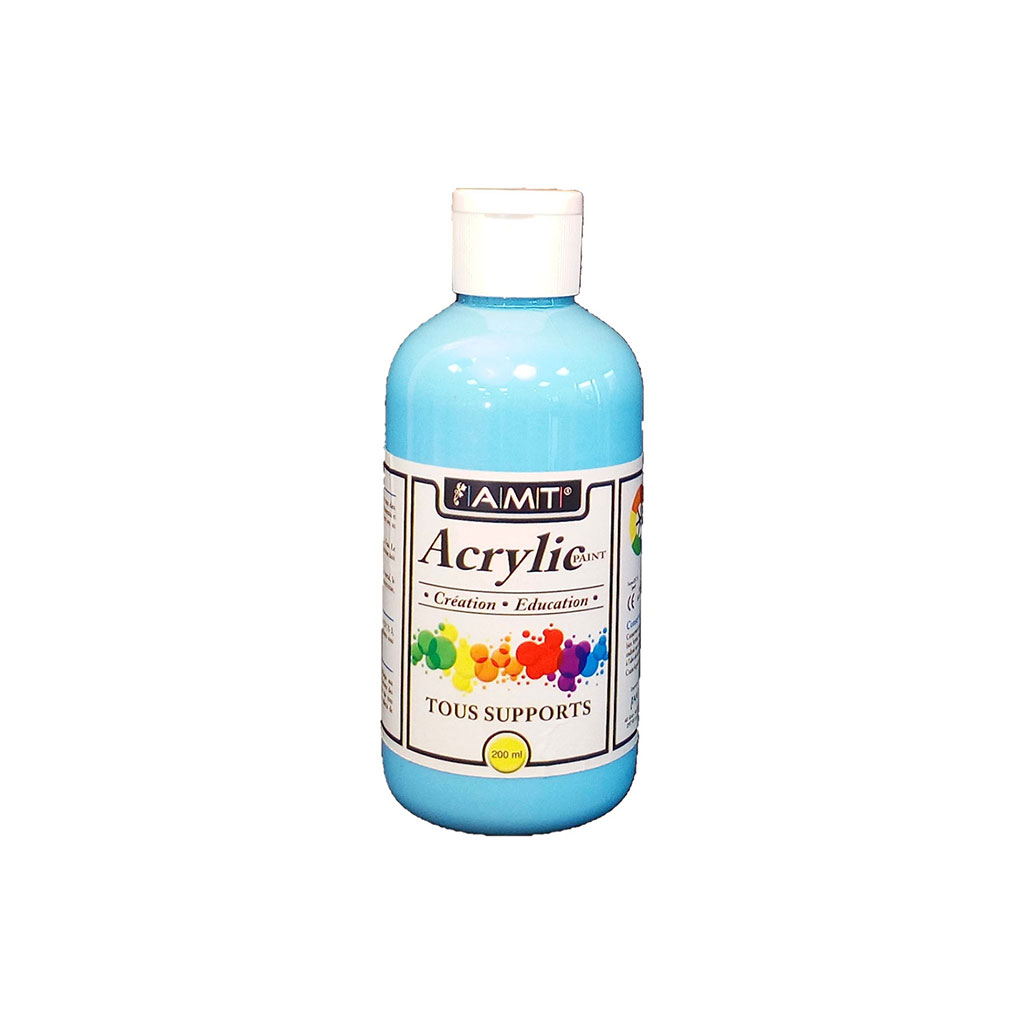 Peinture acrylique bleu ciel 200ml