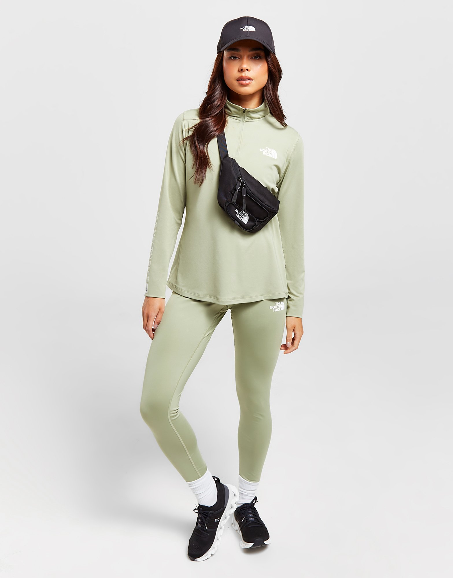 The North Face Haut Zippé Outline Femme