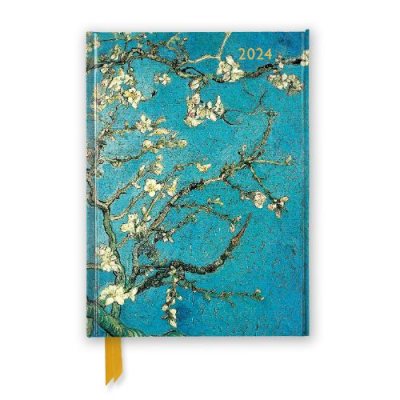 Vincent van Gogh: Almond Blossom 2024 Luxury Diary - Page to View with Notes (Diary)