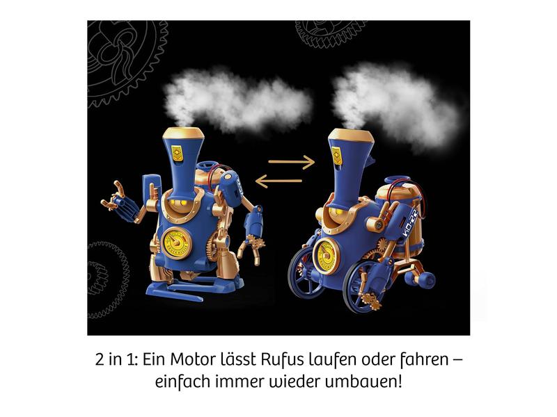 Kosmos Experimentierkasten Rufus Dampf-Roboter mit Ultraschall-Technik
