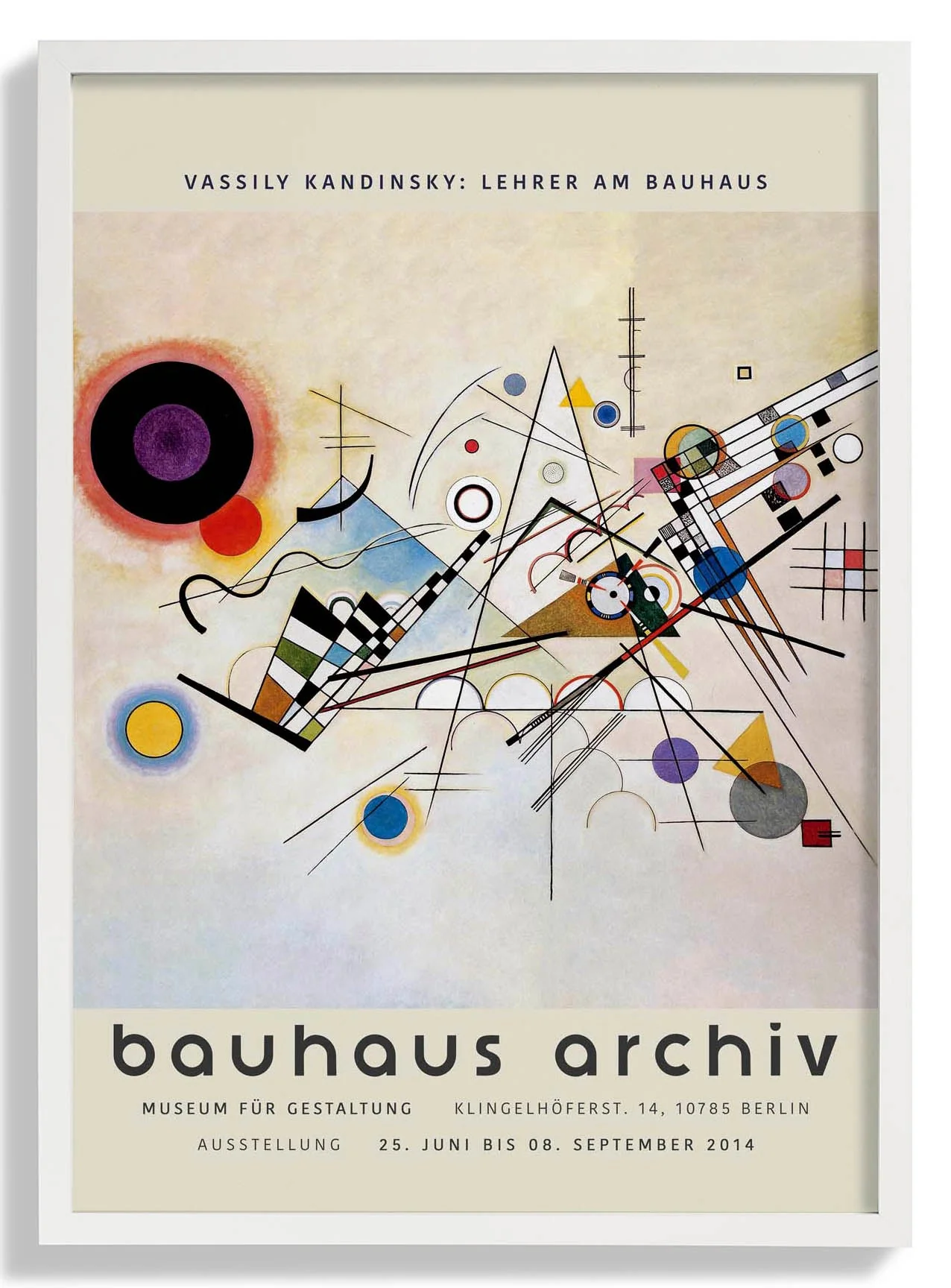 Komposition VIII von Wassily Kandinsky Ausstellung