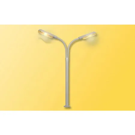 Viessmann Peitschenleuchte doppelt, LED gelb 100 mm