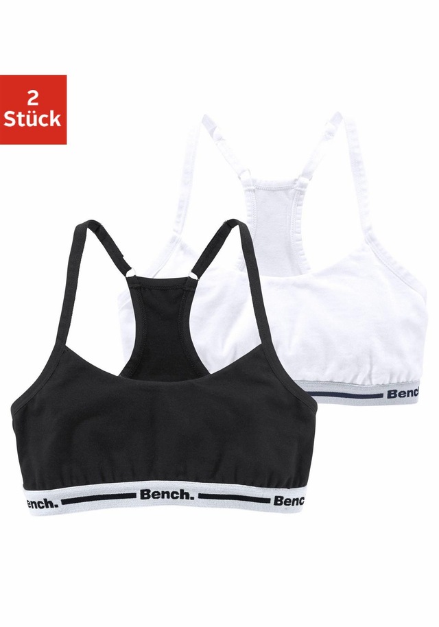 Bench. Bustier, 2 Stk. Mädchen - verstellbarer Ringerrücken