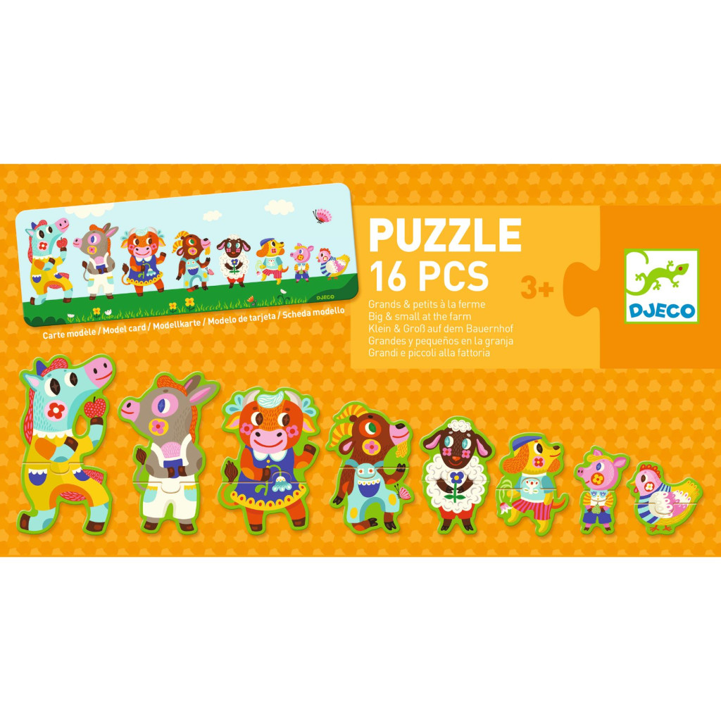 Puzzle Duo - Grands & Petits à la ferme