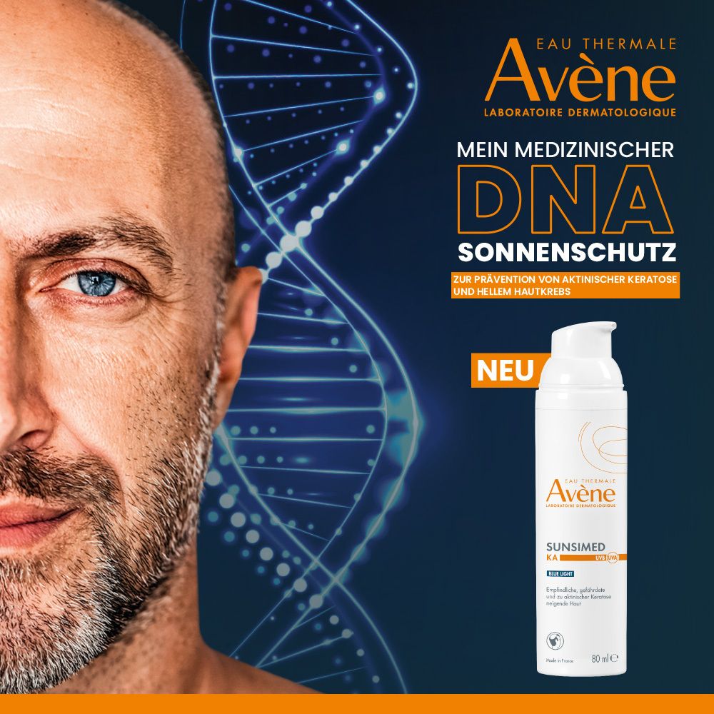 Eau Thermale Avène – Sunsimed KA: Medizinischer Sonnenschutz zur Prävention von aktinischer Keratose und hellem Hautkrebs