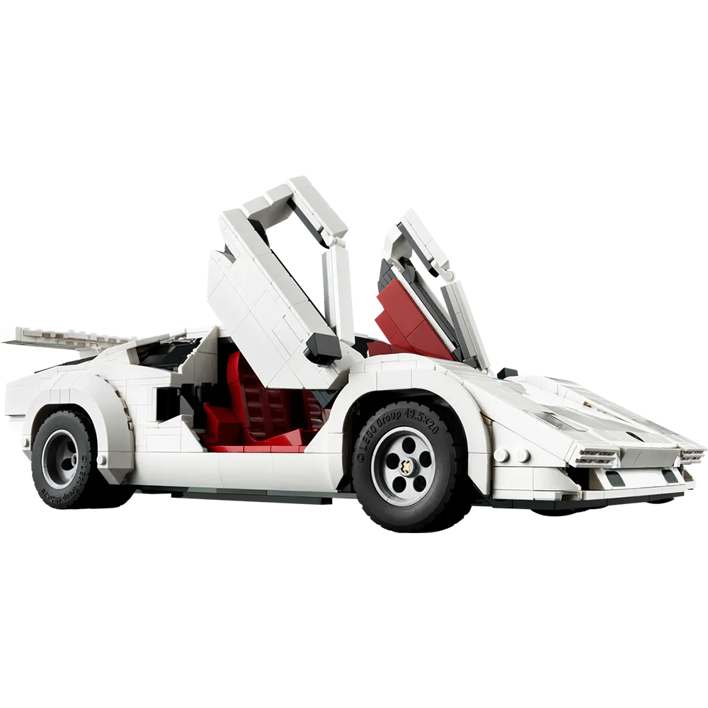 (1506-tlg. Set) Icons Klemmbausteine Race Car Auto Fahrzeug Modell Bausatz (10337) Lizenziert - Lamborghini Countach 5000 Quattrovalvo