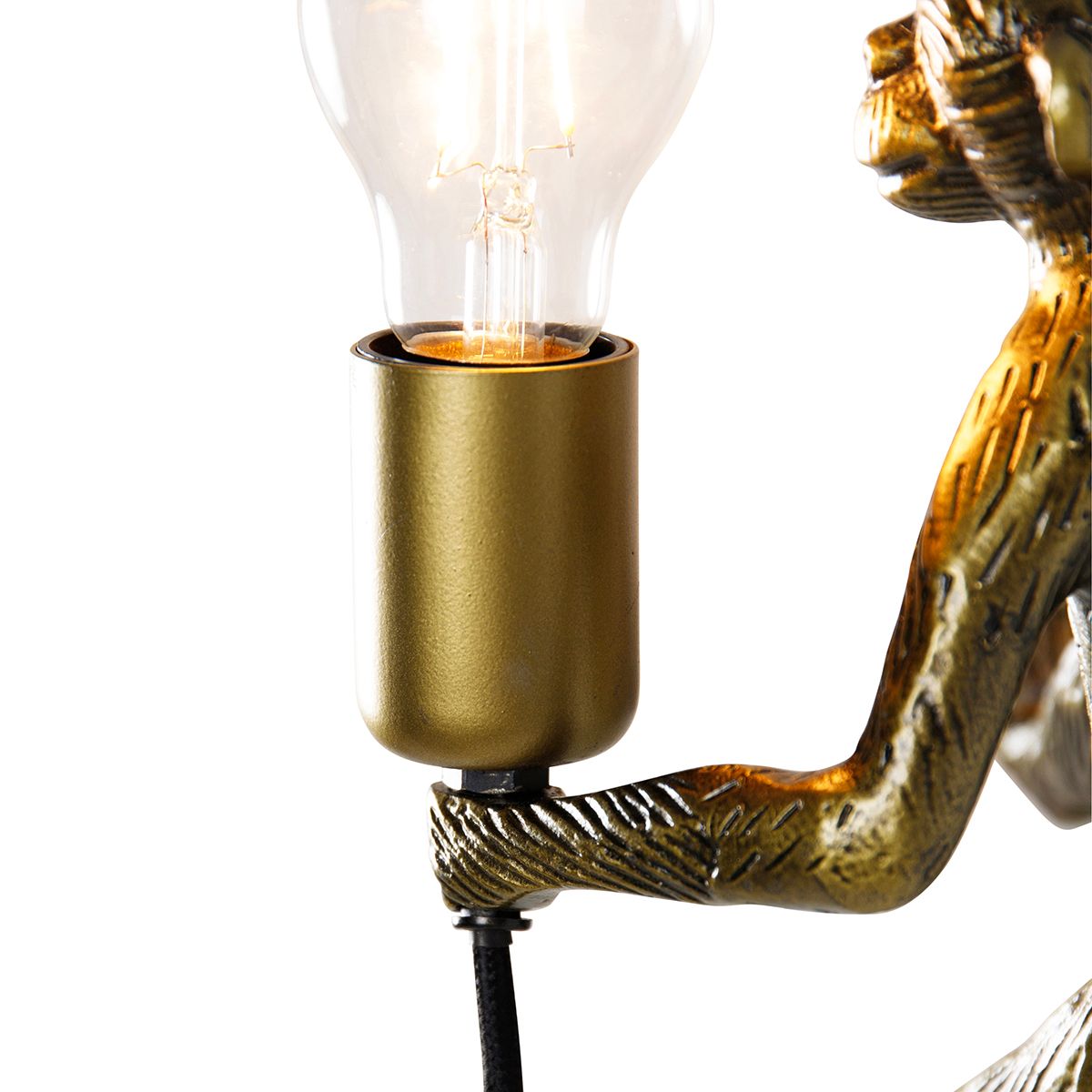 Klassieke wandlamp goud - Animal Monkey