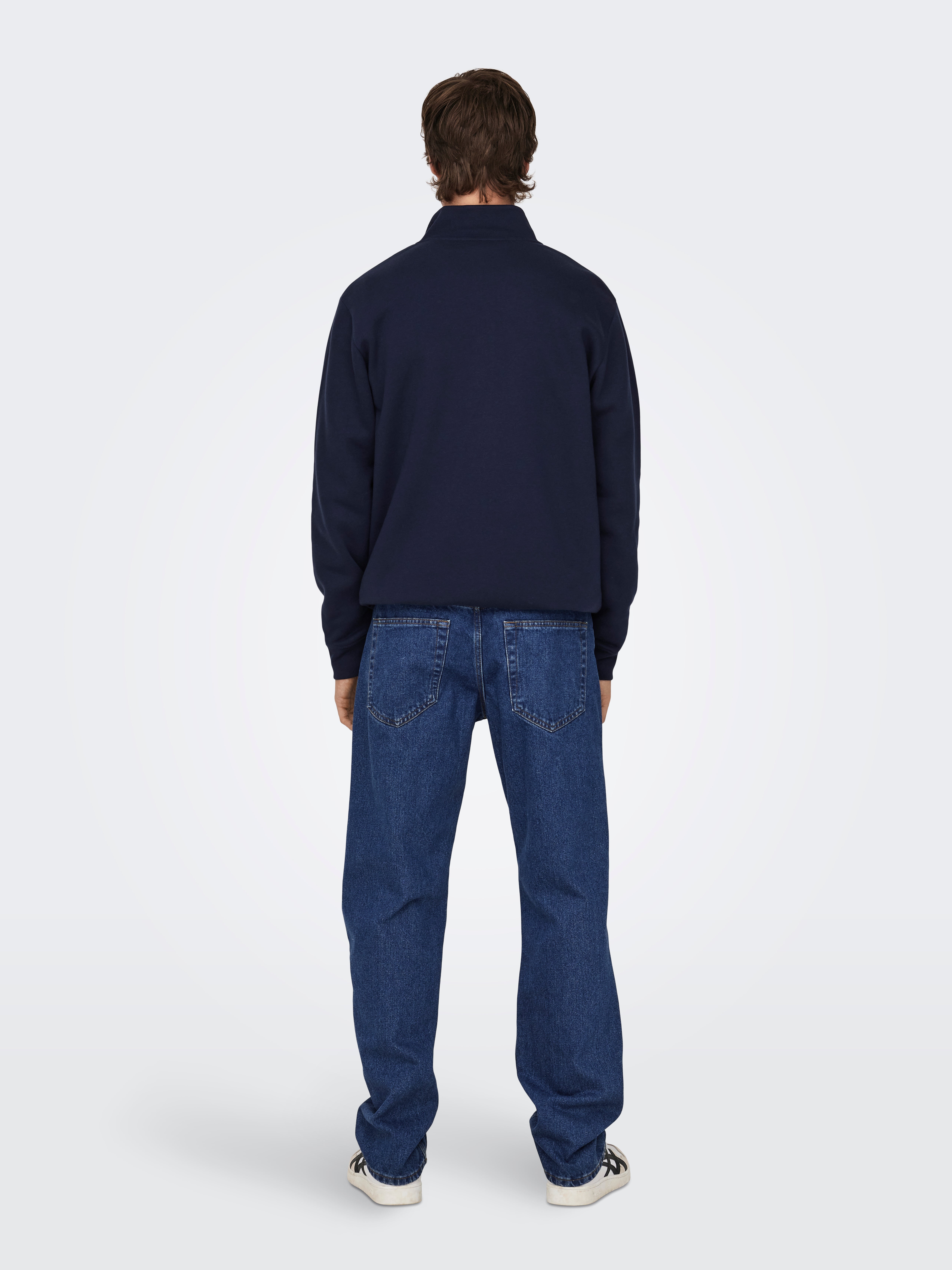 ONSEDGE Mid Rise Gerade geschnitten Jeans Medium Blue Denim