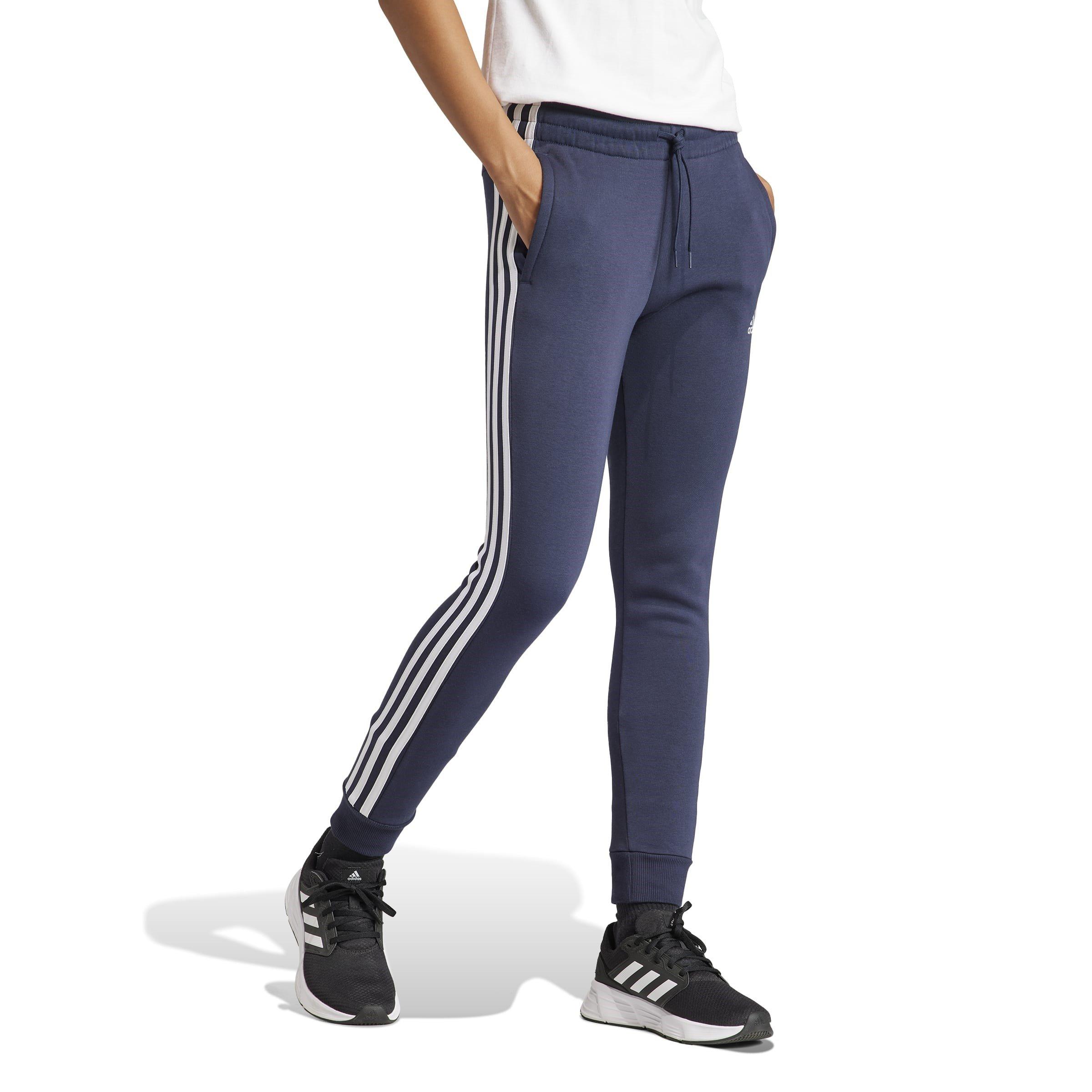 adidas Essentials 3 Stripes Fleece Joggers Womens