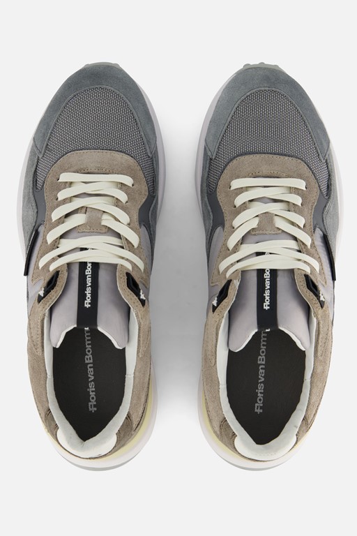 Floris van Bommel Noppi 20.07 Sneakers grijs Suede