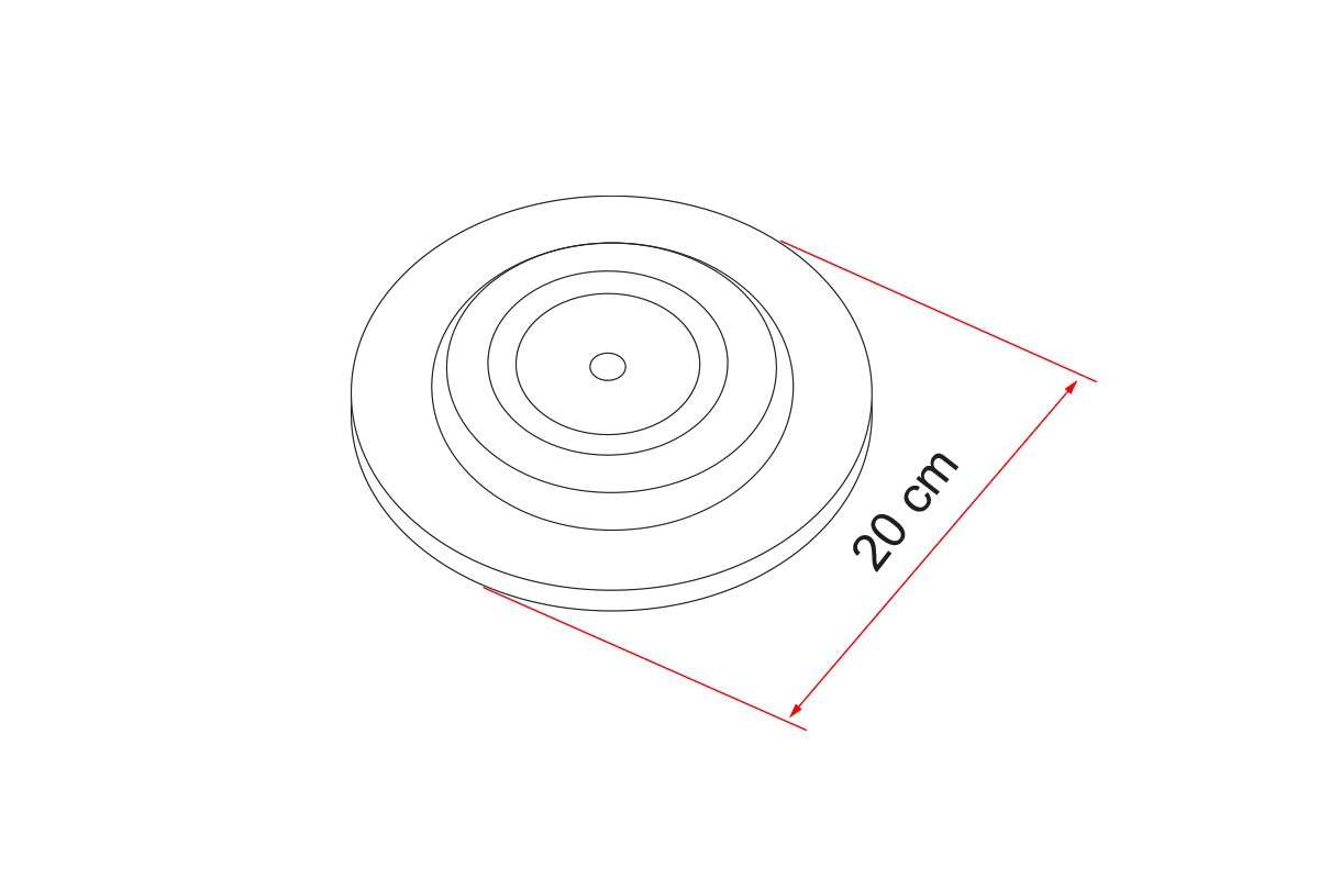 Plates 4er Set - Grau