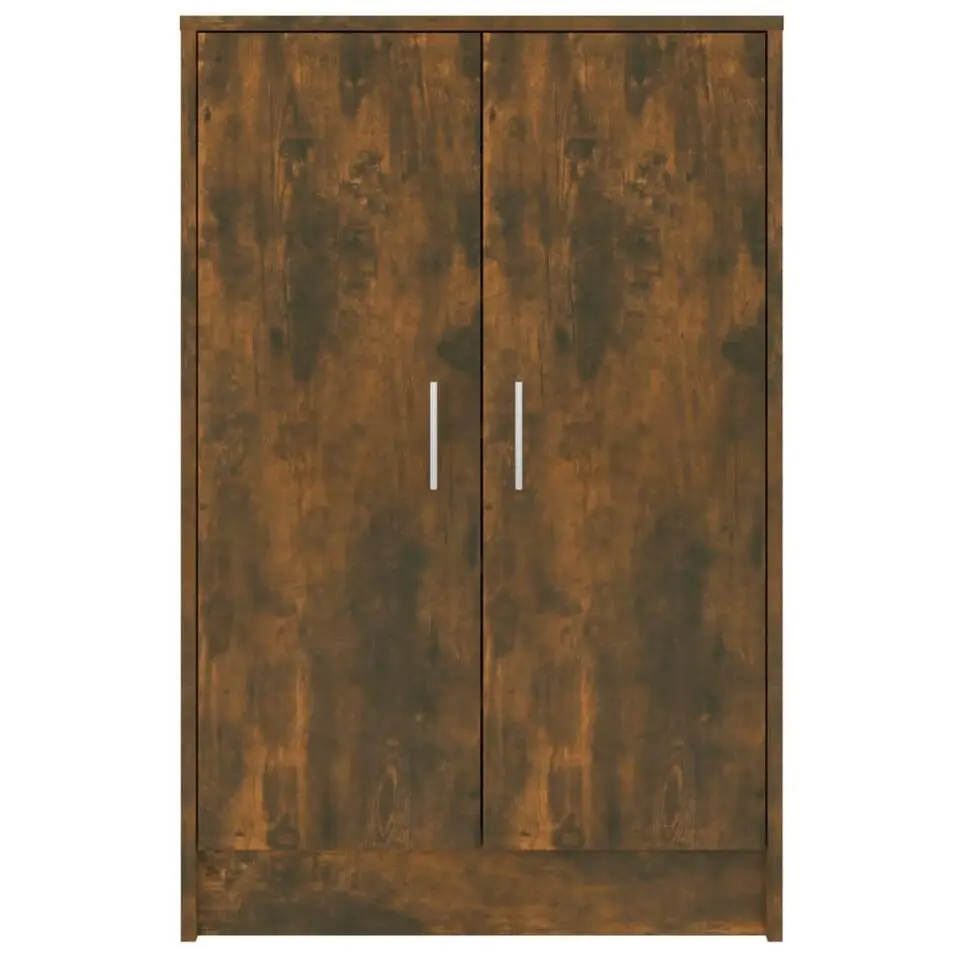 vidaXL - Schoenenkast - Gerookt eikenkleurig - Bewerkt hout - 60 x 35 x 92 cm