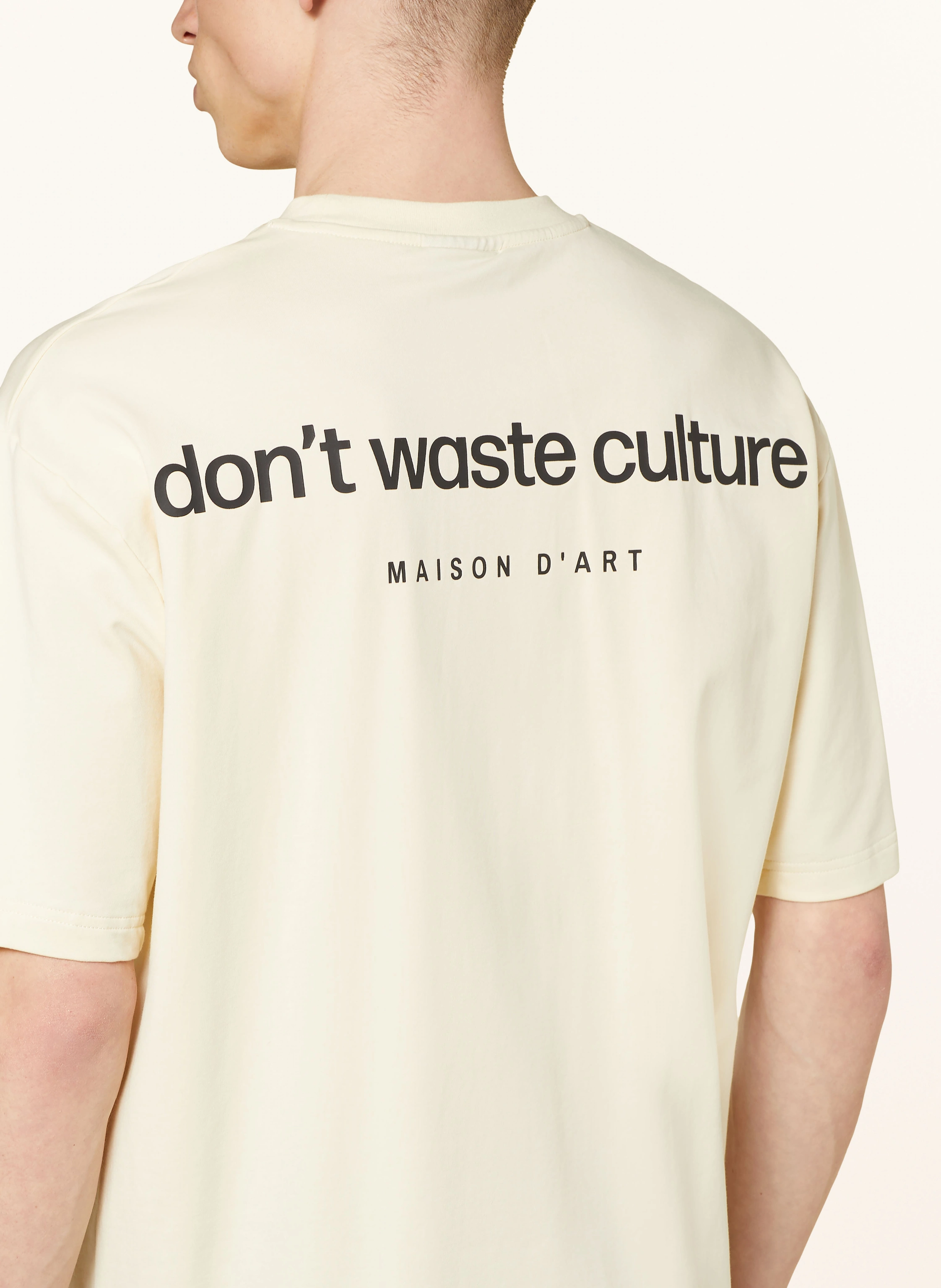 don't waste culture Oversized-Shirt JAVIER