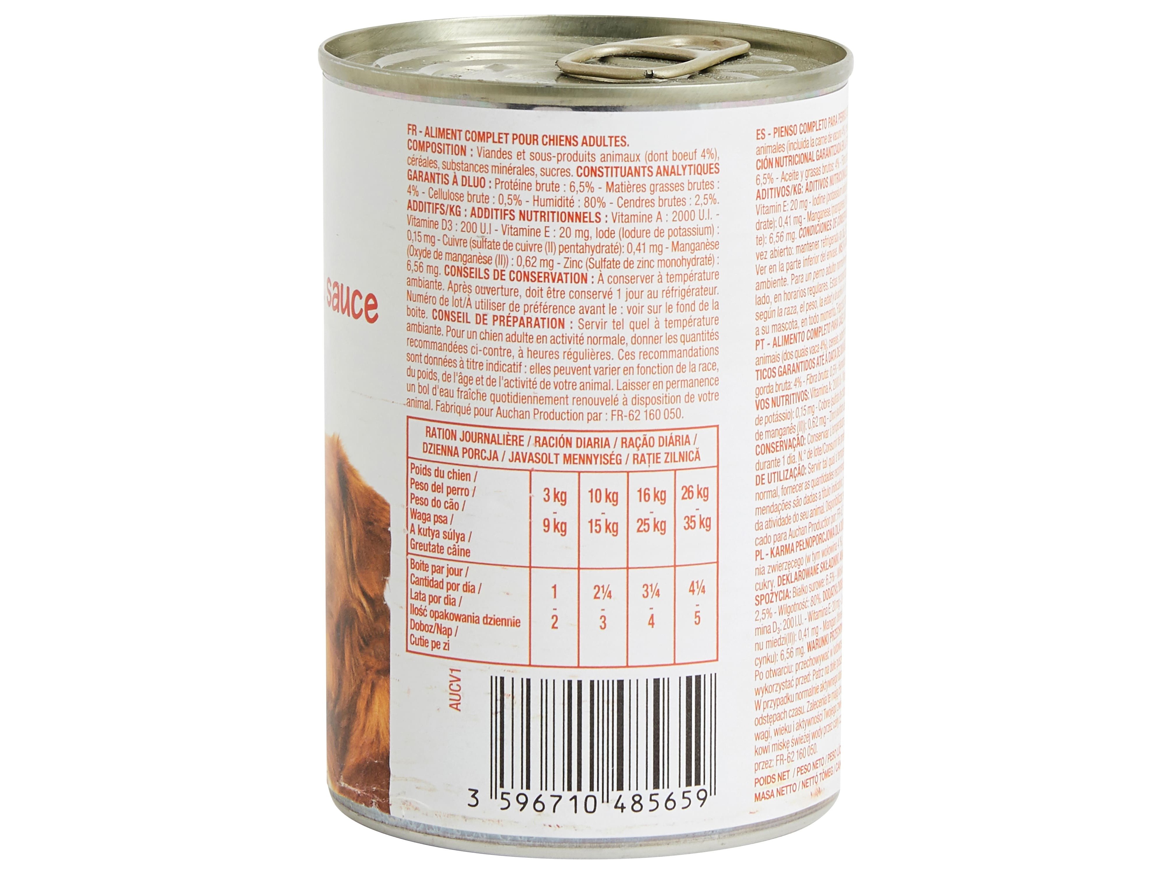 COMIDA HÚMIDA PARA CÃO POLEGAR ALMÔNDEGAS EM MOLHO COM VACA 400G