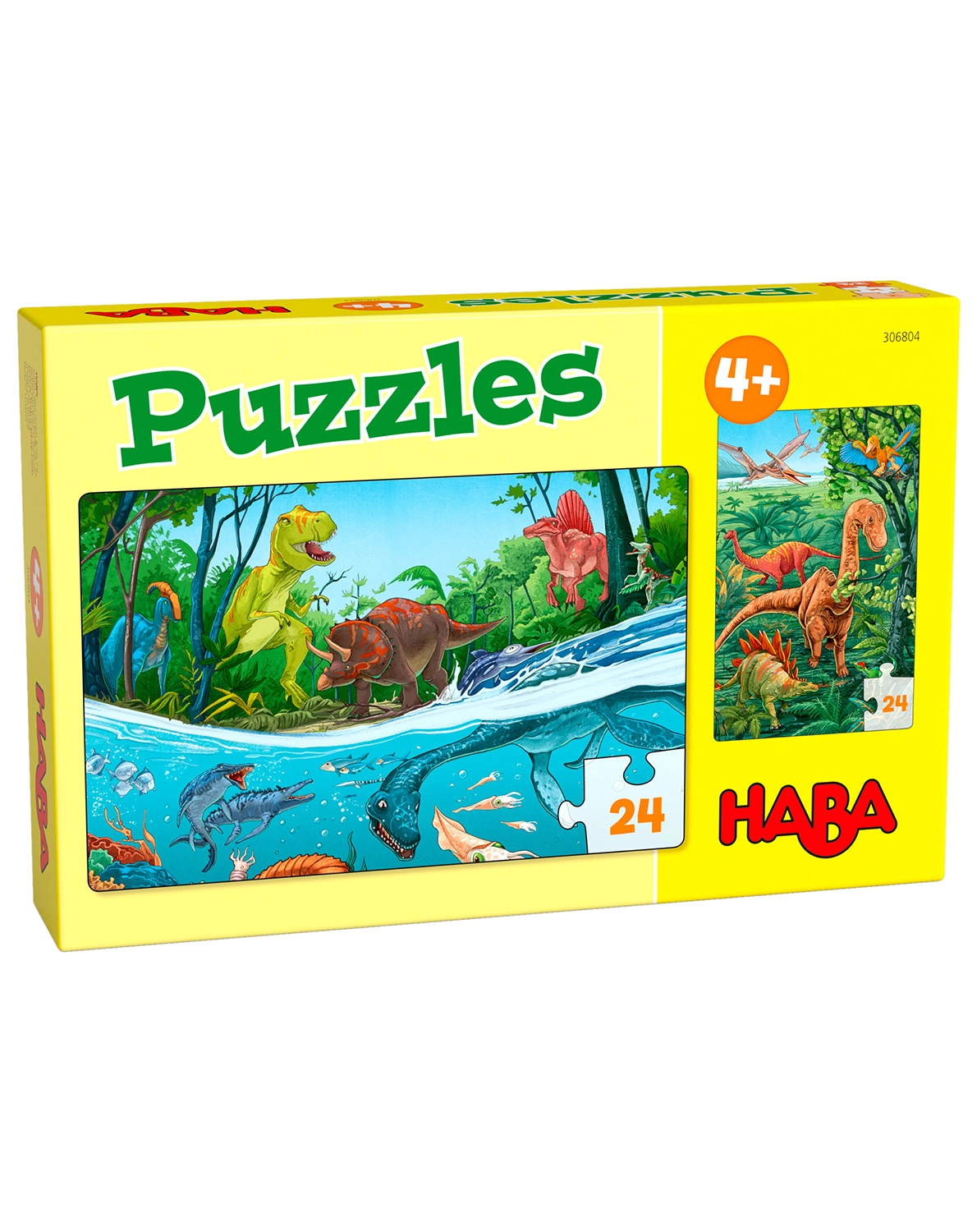 Puzzles DINOS 2x24-teilig