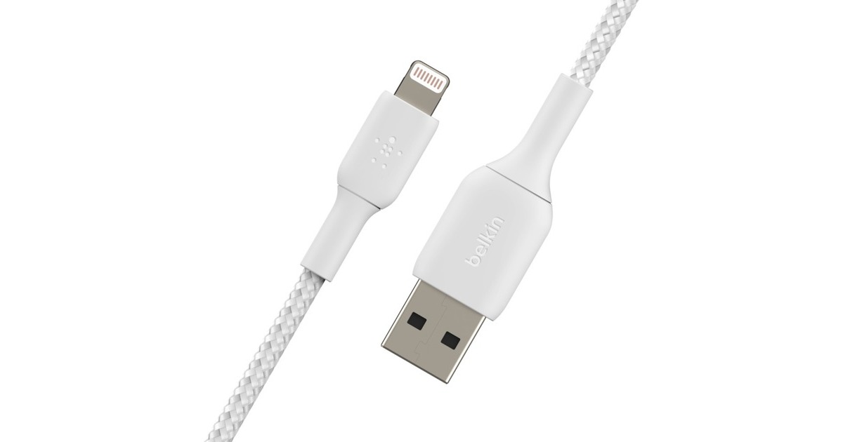BelkinBOOSTCHARGE Lightning naar USB-A kabel  (Wit, 2 meter)