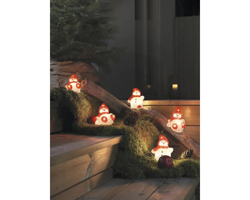 Konstsmide LED lichtfiguur sneeuwpop warm wit