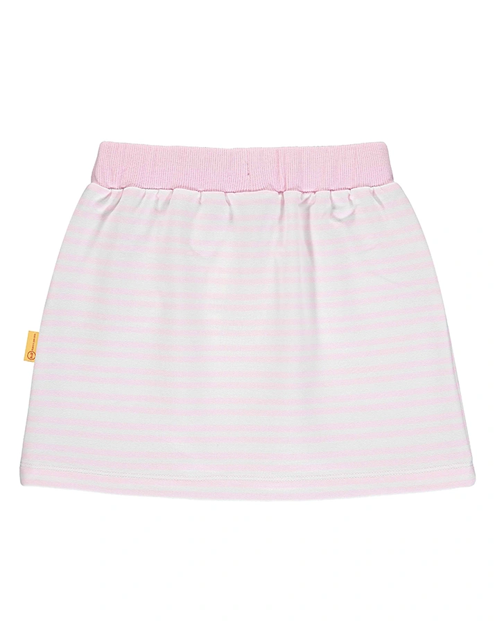 Rock HELLO SUMMER GIRL gestreift in rosa