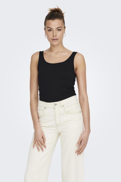 Jacqueline de Yong zwarte dames top