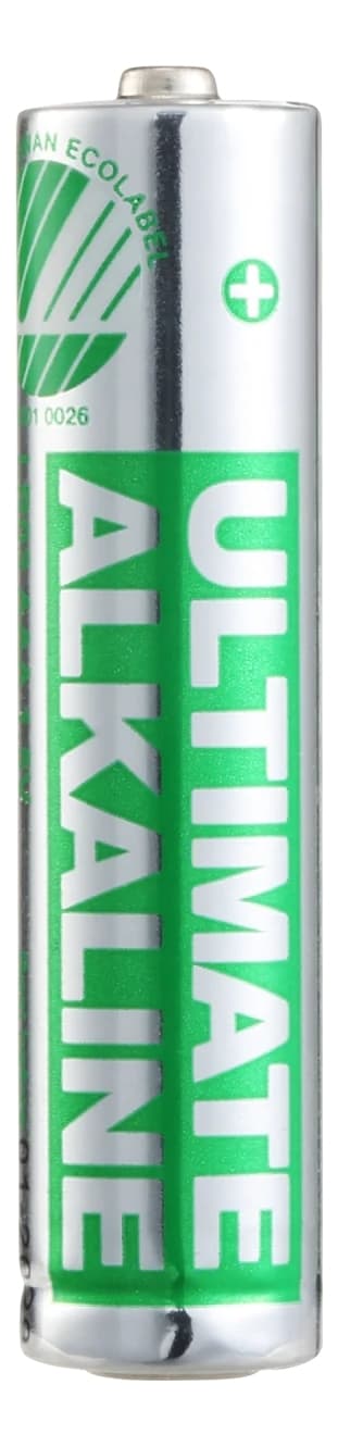 Ultimate Alkaline AAA batteri Svanemærket 1,5V 100-pak