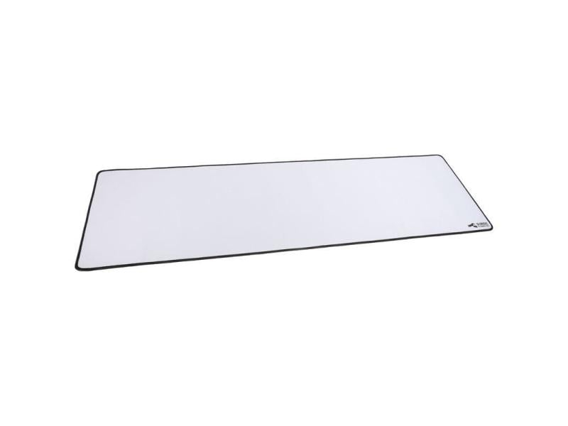 PC Gaming Race Gaming-Mausmatte Extended white Weiss Gaming-Mauspad, weiss