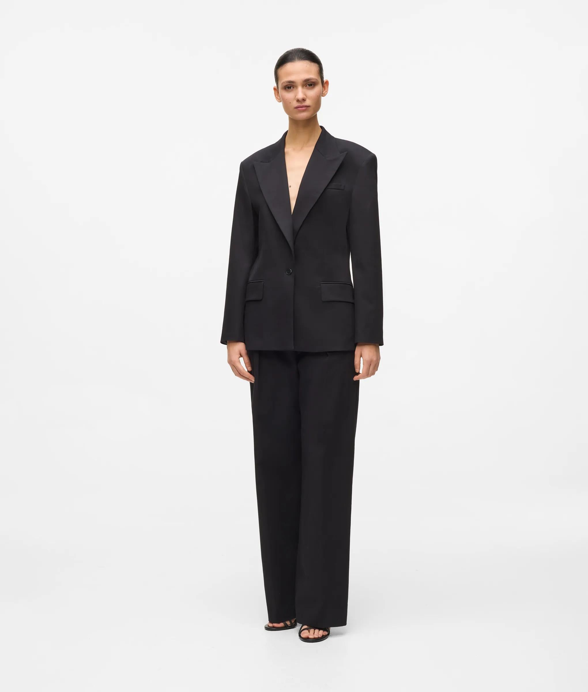 KL x Amber Valletta gestructureerde blazer