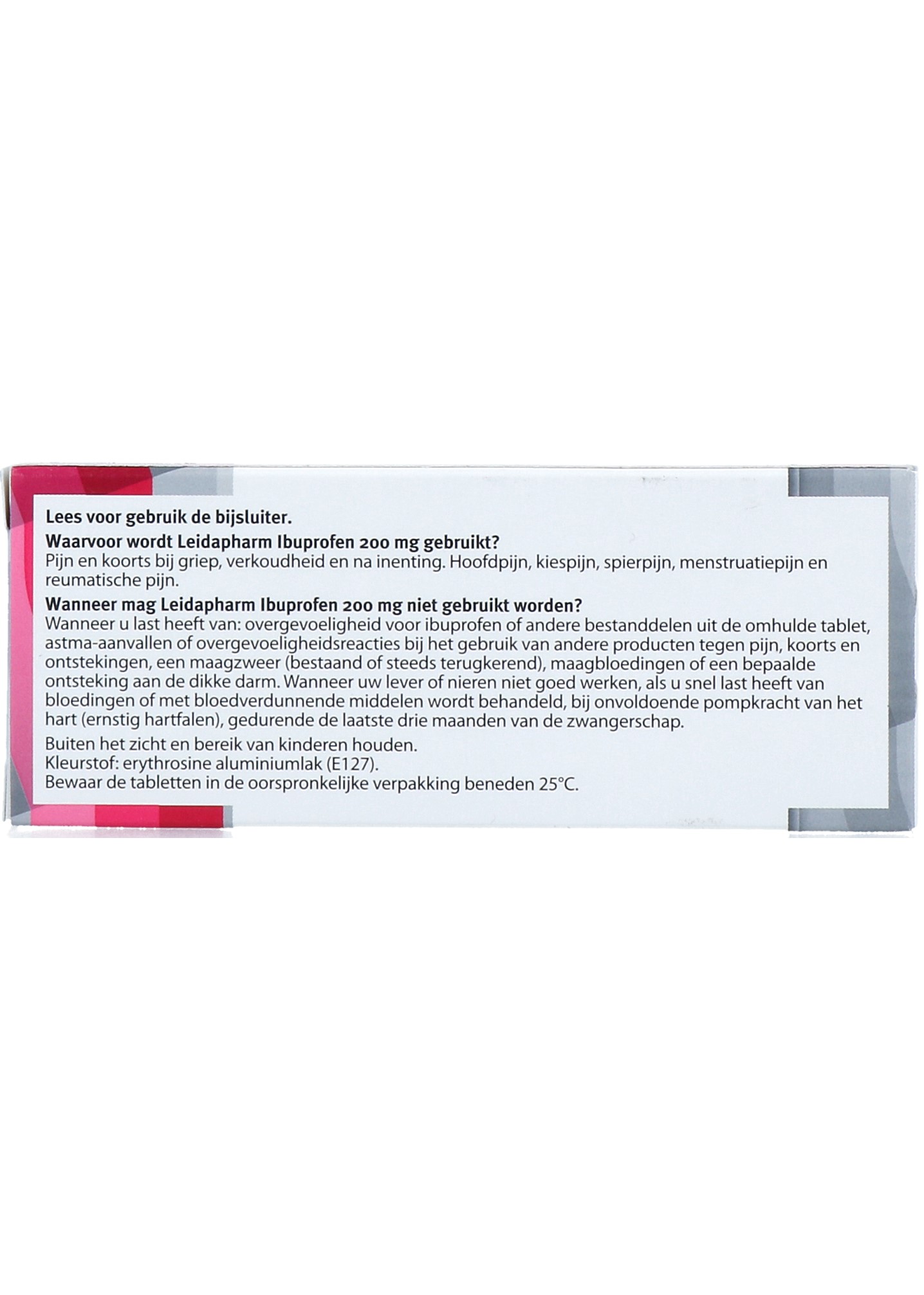 Leidapharm Ibuprofen 200mg (10 tabletten)