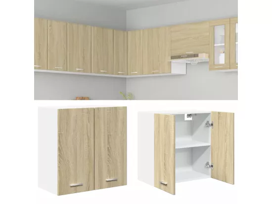 Armoire suspendue Chêne sonoma 60x31x60 cm Aggloméré