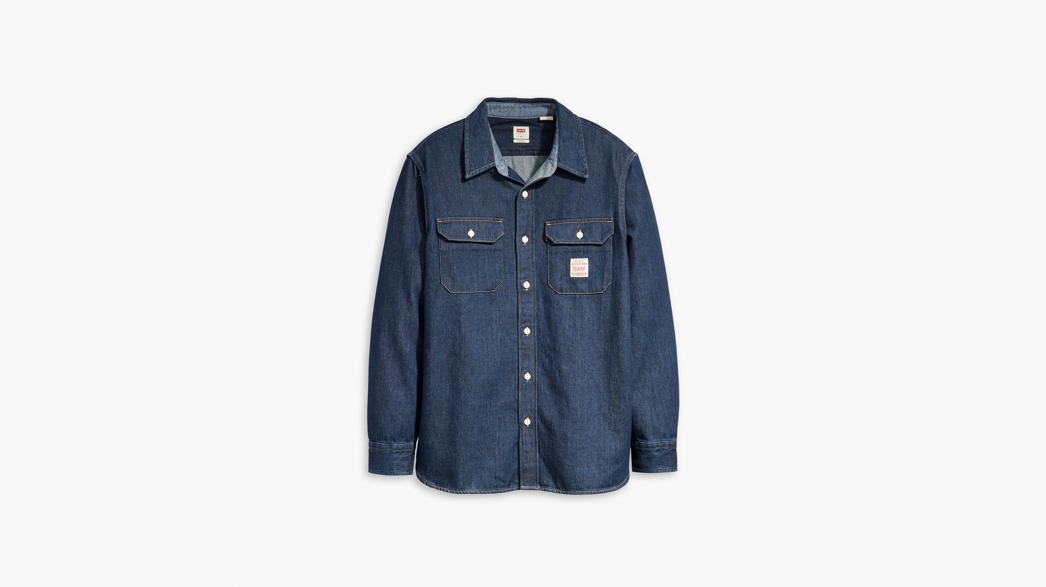 Chemise Workwear Classic Worker - Rockledge Rinse - Bleu
