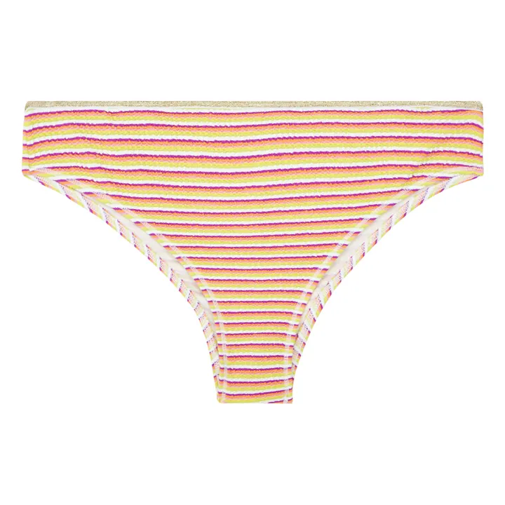 La Nouvelle Bas de Maillot Tanga Mari Summer Stripes | Jaune