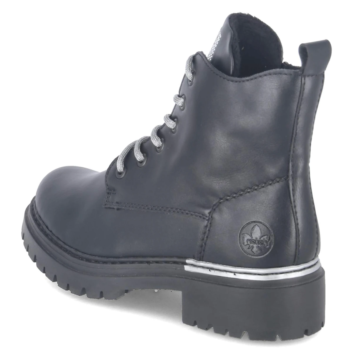 RiekerSchnürrboots - schwarz