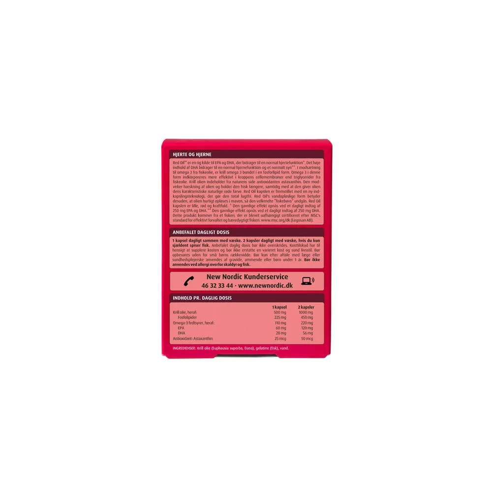 Red Oil Omega 3 Krill Olie - 120 kaps.