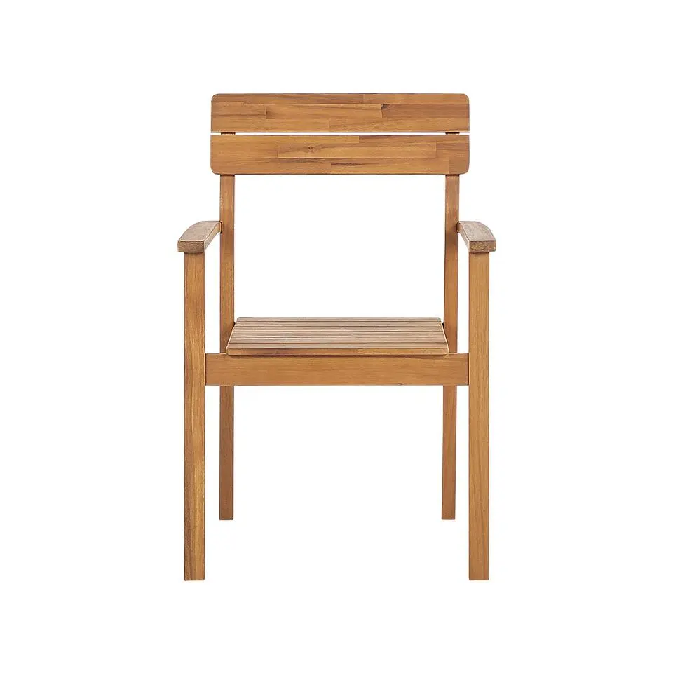 FORNELLI - Tuinset voor 6 - Lichte houtkleur - Acaciahout