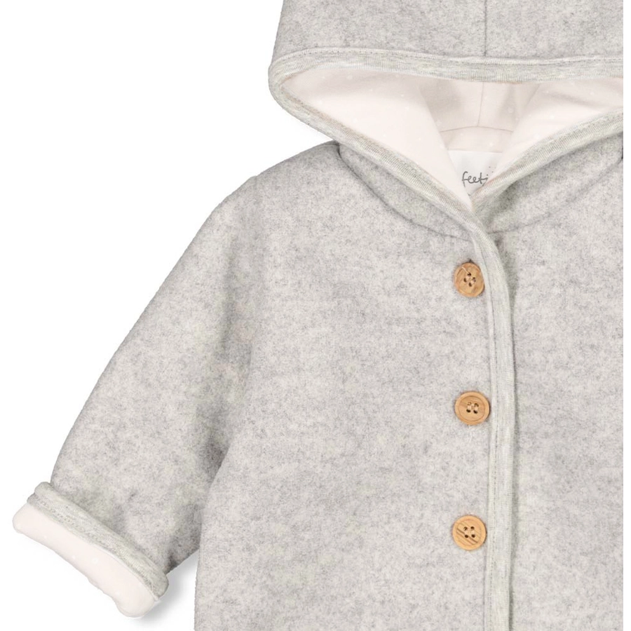Feetje Filzjacke Sparkle Grau Melange